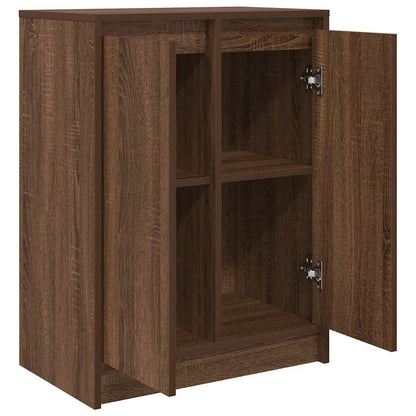 vidaXL Sideboard Braun Eichen-Optik 57x34x76 cm Holzwerkstoff
