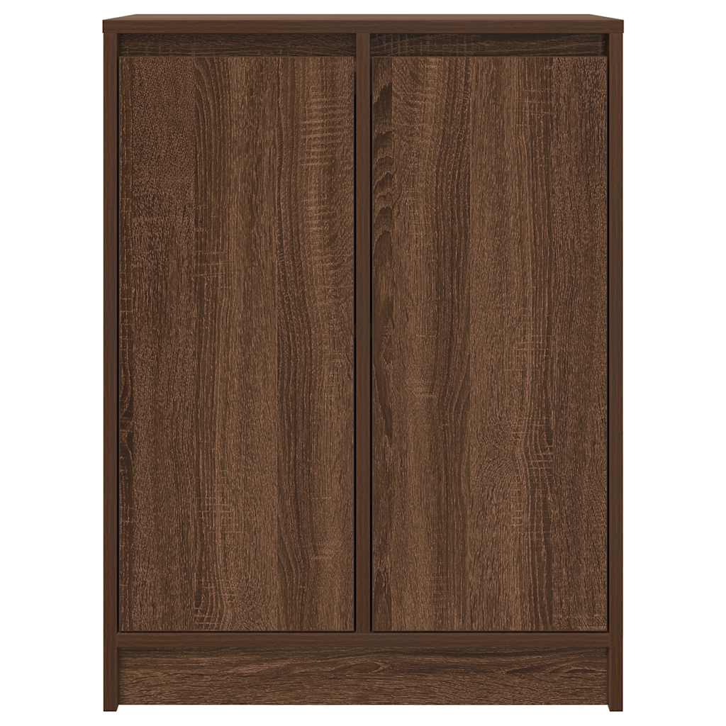 vidaXL Sideboard Braun Eichen-Optik 57x34x76 cm Holzwerkstoff
