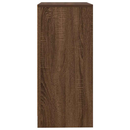 vidaXL Sideboard Braun Eichen-Optik 57x34x76 cm Holzwerkstoff