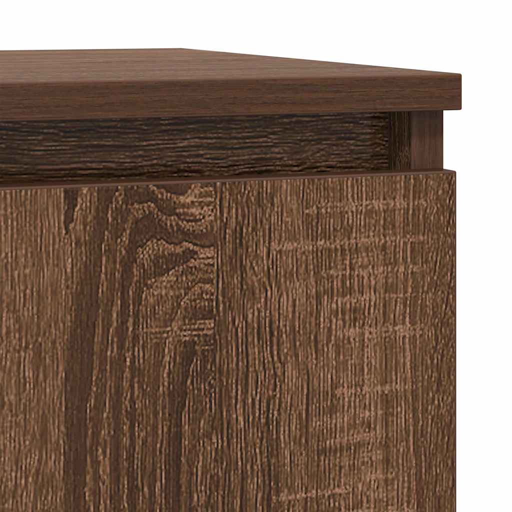 vidaXL Sideboard Braun Eichen-Optik 57x34x76 cm Holzwerkstoff
