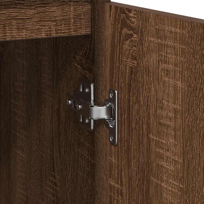 vidaXL Sideboard Braun Eichen-Optik 57x34x76 cm Holzwerkstoff