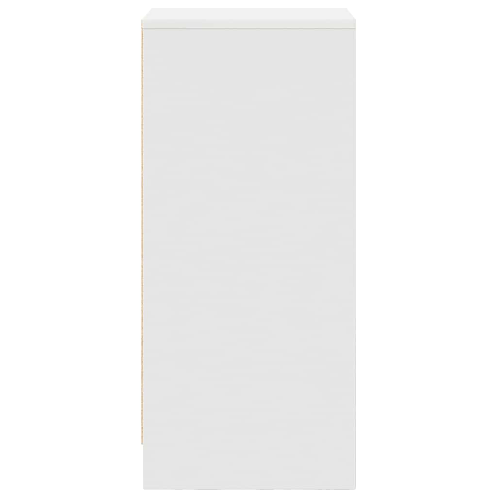 Sideboard Weiß 29,5x34x76 cm Holzwerkstoff