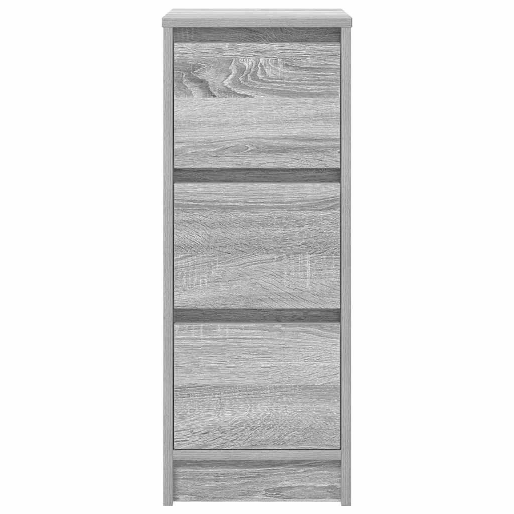 Sideboard Grau Sonoma 29,5x34x76 cm Holzwerkstoff