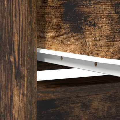 Schrank mit Schublade Räuchereiche 55,5x34x119,5 cm