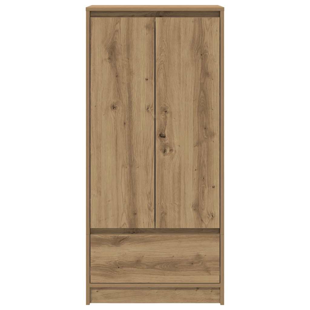 Schrank mit Schublade Artisan-Eiche 55,5x34x119,5 cm