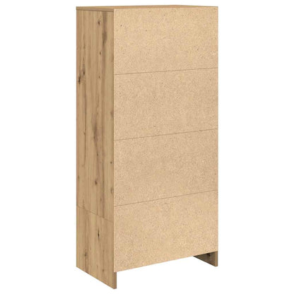 Schrank mit Schublade Artisan-Eiche 55,5x34x119,5 cm