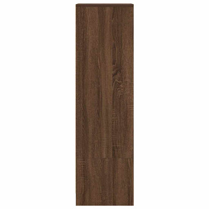 Highboard Braun Eichen-Optik 29,5x34x119,5 cm Holzwerkstoff