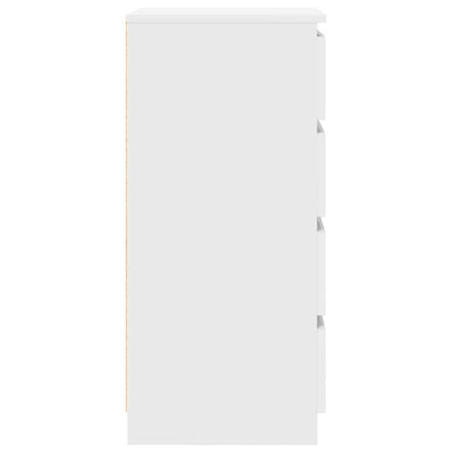 Sideboard mit Schubladen Weiß 37,5x35x99 cm Holzwerkstoff