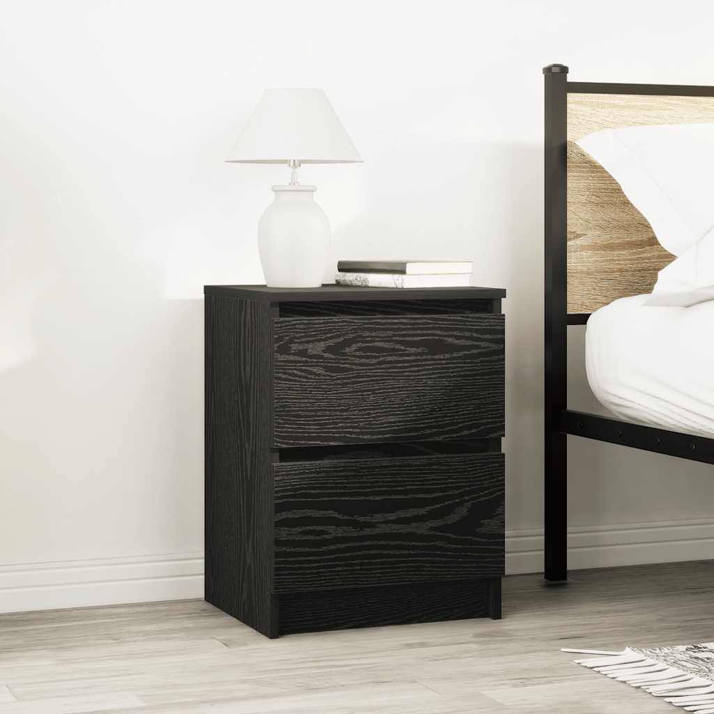 vidaXL TV-Schrank Schwarz 40x35x54 cm Holzwerkstoff