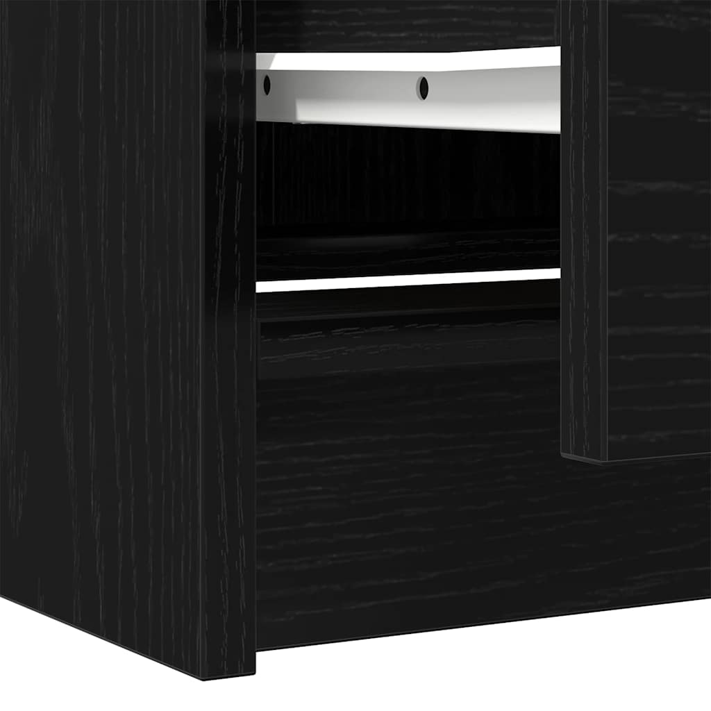 vidaXL TV-Schrank Schwarz 40x35x54 cm Holzwerkstoff