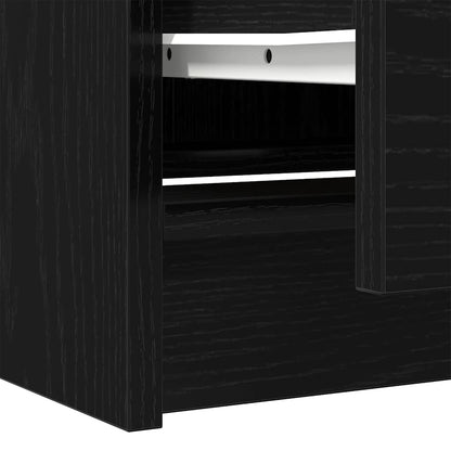 vidaXL TV-Schrank Schwarz 40x35x54 cm Holzwerkstoff