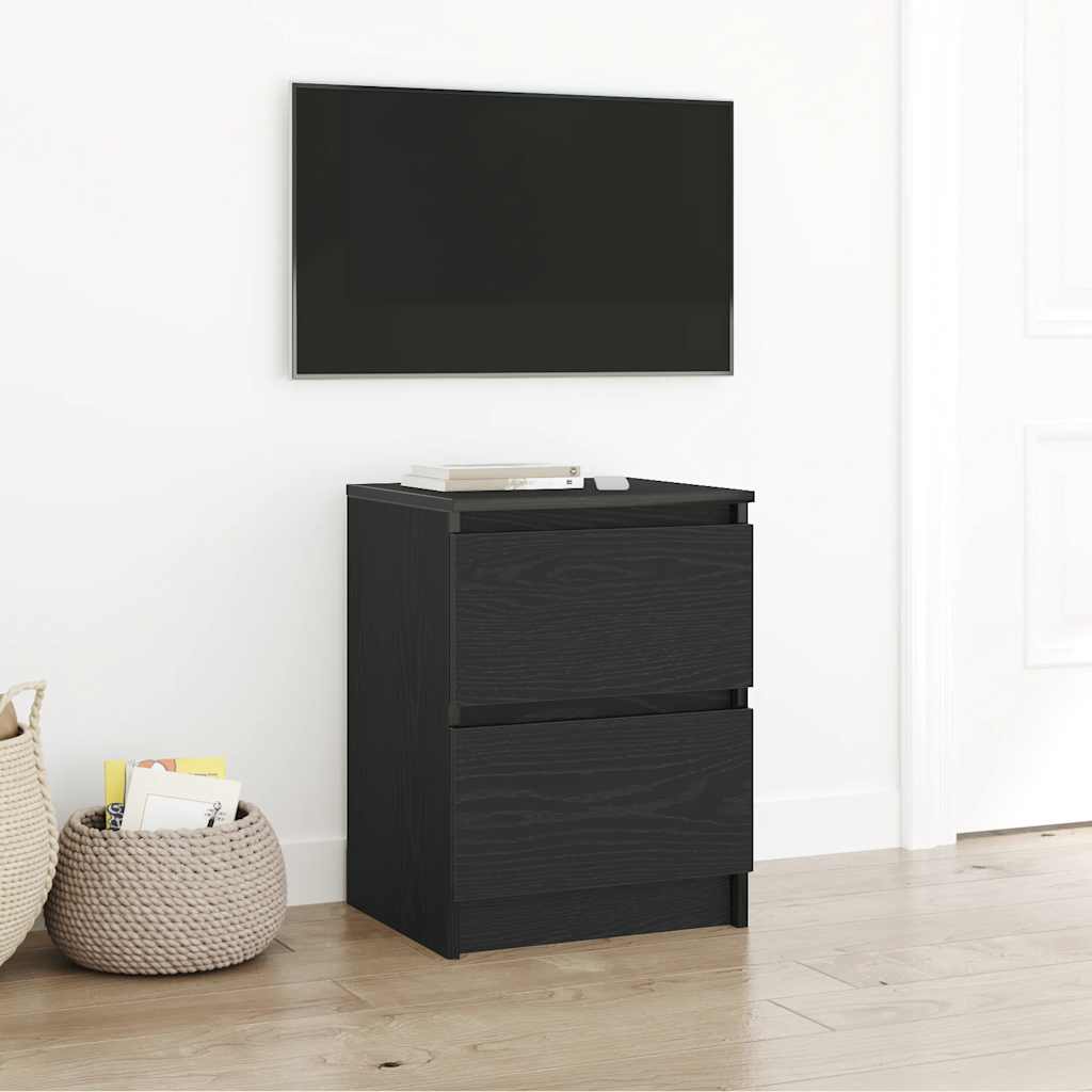 vidaXL TV-Schrank Schwarz 40x35x54 cm Holzwerkstoff