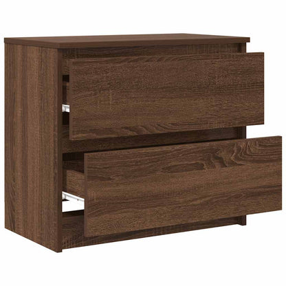 TV-Schrank Braun Eichen-Optik 60x35x54 cm Holzwerkstoff