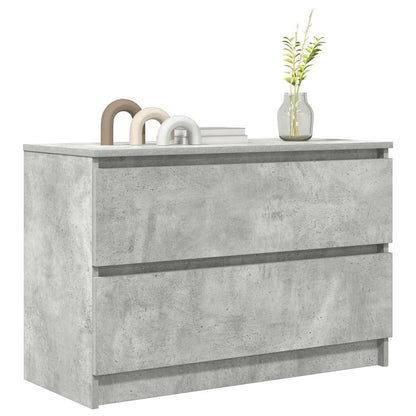 vidaXL TV-Schrank Betongrau 80x35x54 cm Holzwerkstoff