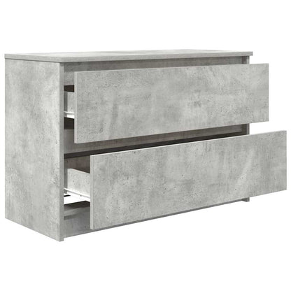 vidaXL TV-Schrank Betongrau 80x35x54 cm Holzwerkstoff