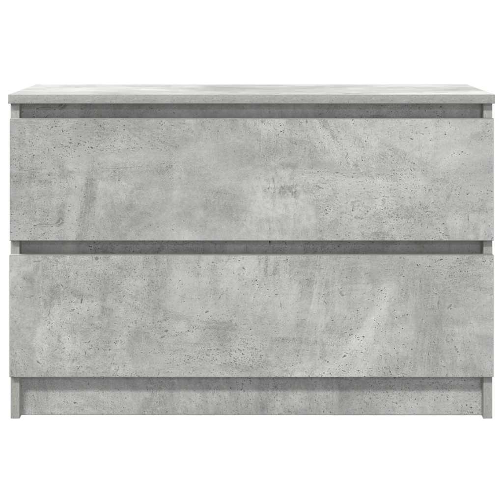vidaXL TV-Schrank Betongrau 80x35x54 cm Holzwerkstoff