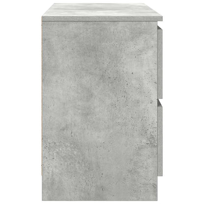 vidaXL TV-Schrank Betongrau 80x35x54 cm Holzwerkstoff