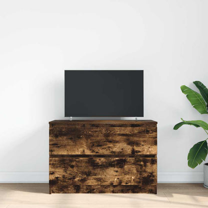 vidaXL TV-Schrank Räuchereiche 80x35x54 cm Holzwerkstoff