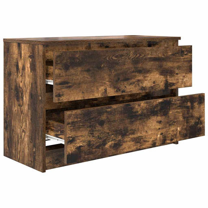 vidaXL TV-Schrank Räuchereiche 80x35x54 cm Holzwerkstoff