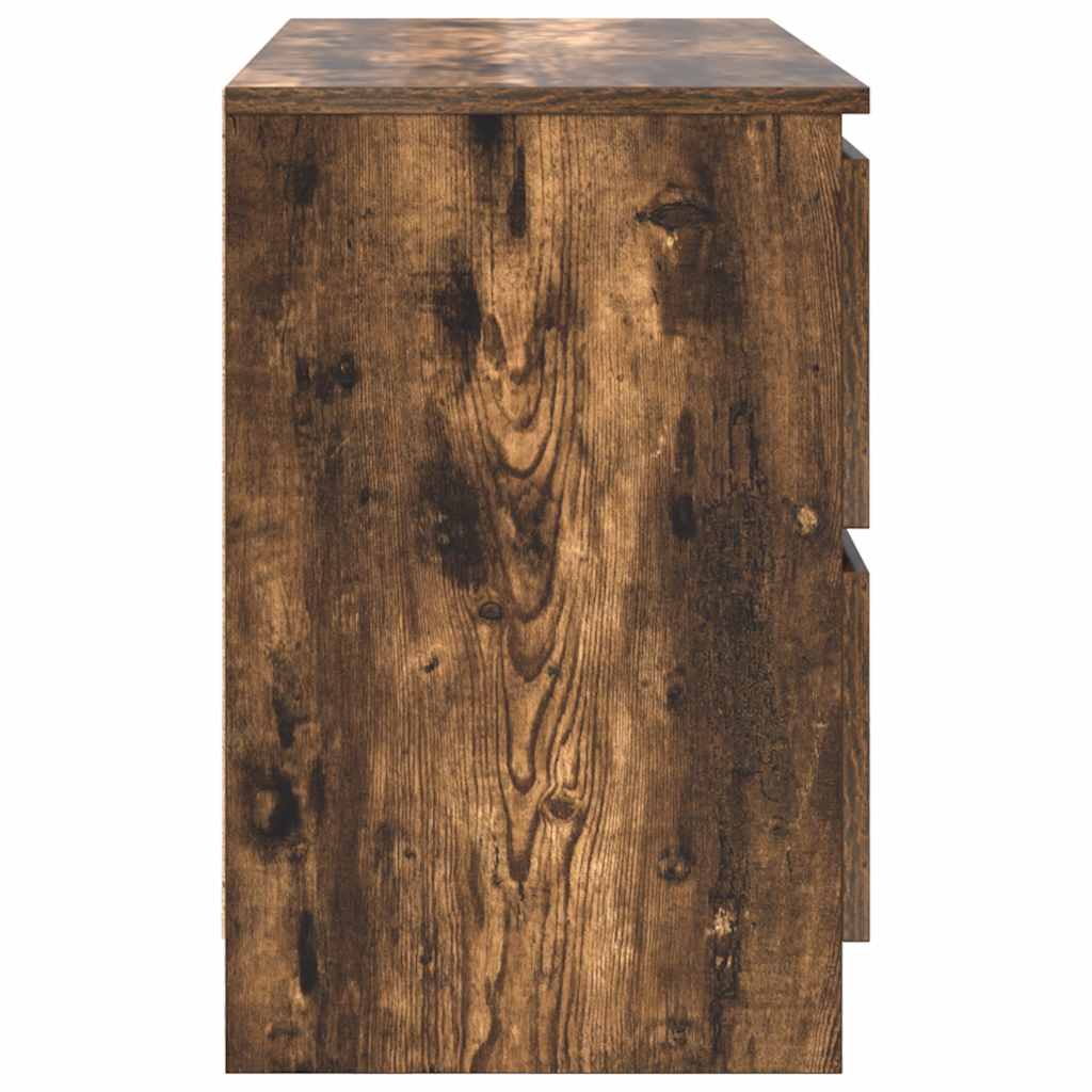 vidaXL TV-Schrank Räuchereiche 80x35x54 cm Holzwerkstoff