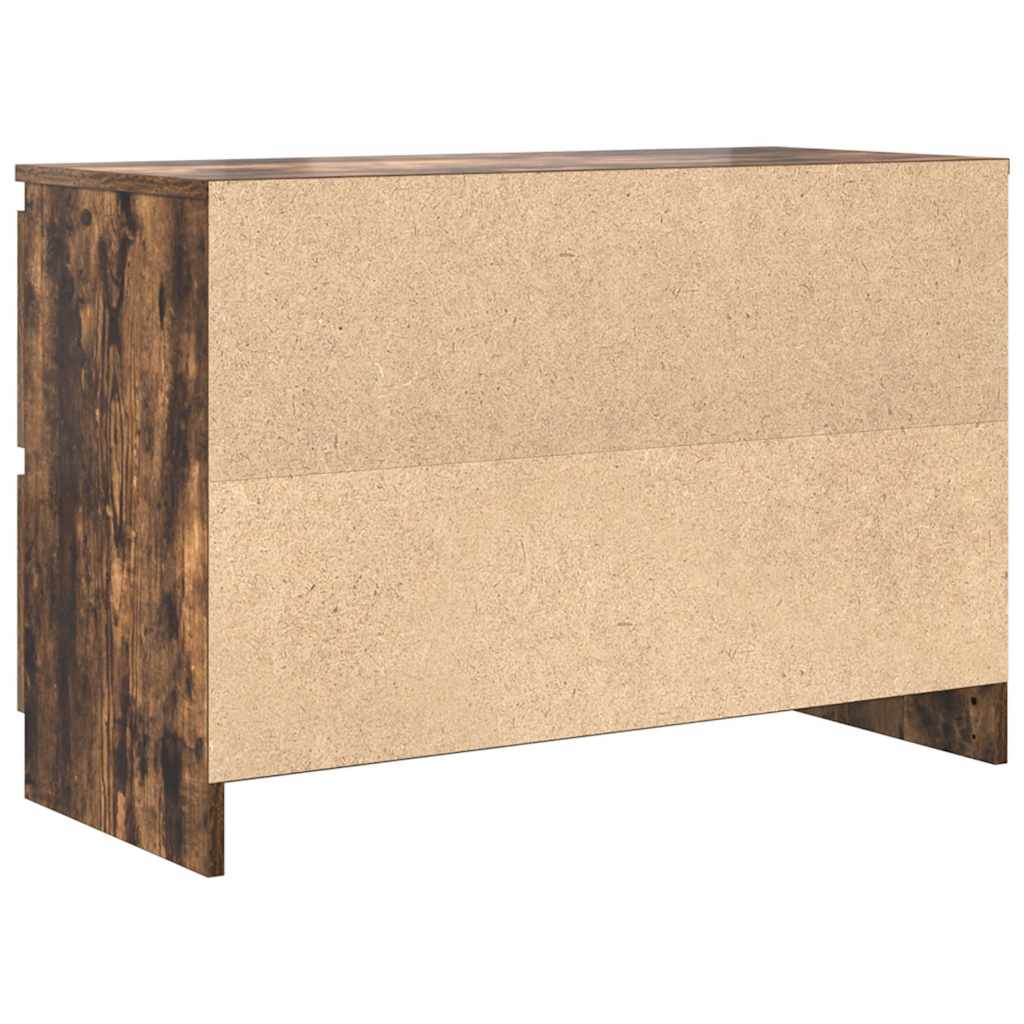 vidaXL TV-Schrank Räuchereiche 80x35x54 cm Holzwerkstoff