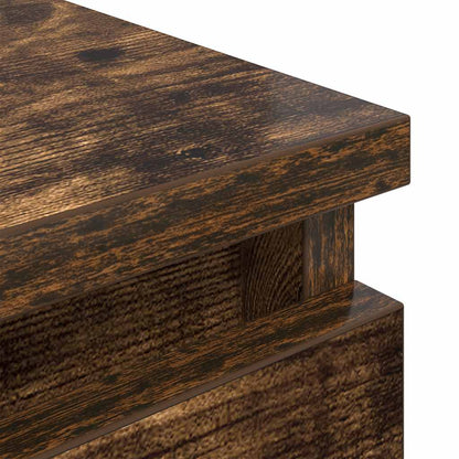 vidaXL TV-Schrank Räuchereiche 80x35x54 cm Holzwerkstoff