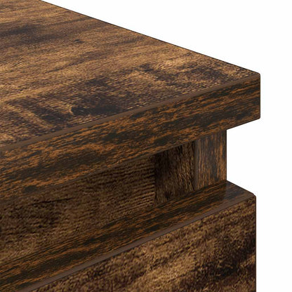 vidaXL TV-Schrank Räuchereiche 100x35x54 cm Holzwerkstoff