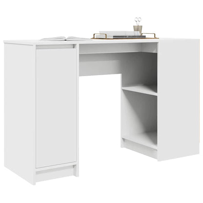 vidaXL Bureau Blanc 120x42x76 cm Bois d'ingénierie