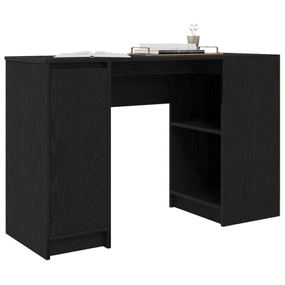 vidaXL Schreibtisch Schwarz Eichen-Optik 120x42x76 cm Holzwerkstoff