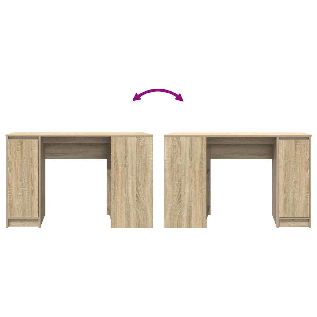 Schreibtisch Sonoma-Eiche 120x42x76 cm Holzwerkstoff
