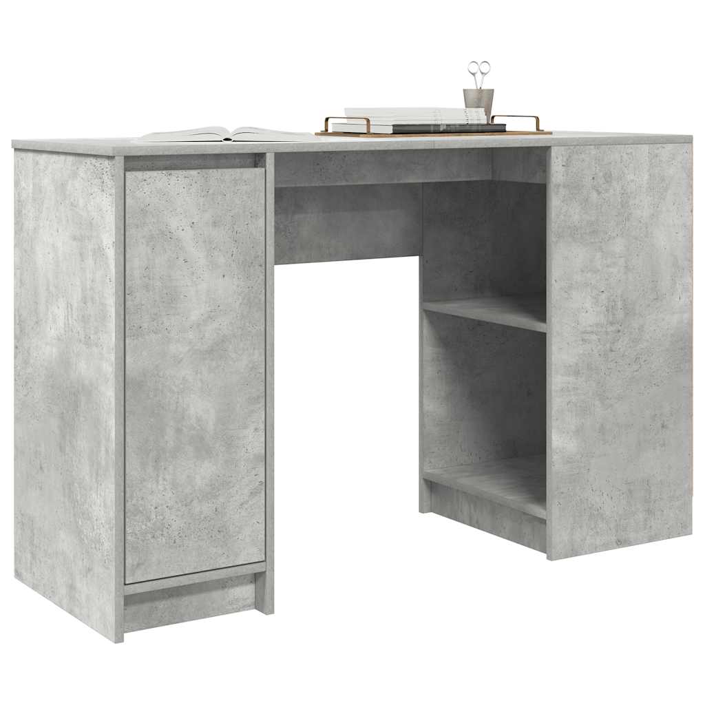 vidaXL Schreibtisch Betongrau 120x42x76 cm Holzwerkstoff