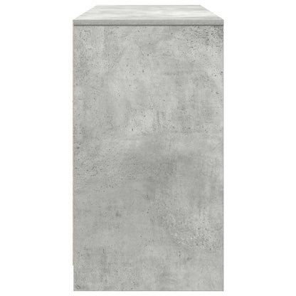 vidaXL Schreibtisch Betongrau 120x42x76 cm Holzwerkstoff