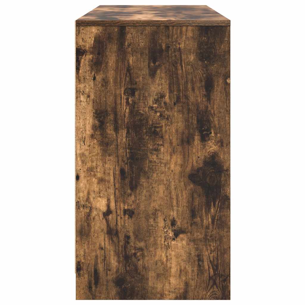 vidaXL Schreibtisch Räuchereiche 120x42x76 cm Holzwerkstoff