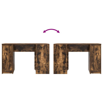vidaXL Schreibtisch Räuchereiche 120x42x76 cm Holzwerkstoff