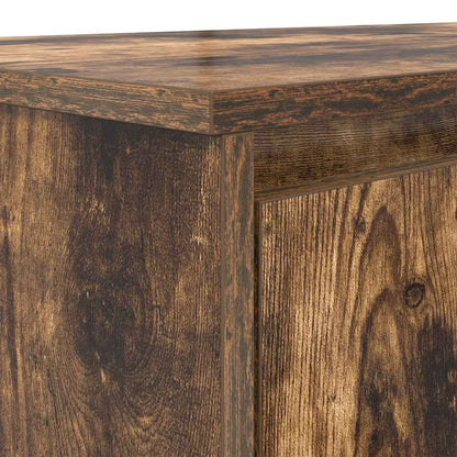 vidaXL Schreibtisch Räuchereiche 120x42x76 cm Holzwerkstoff
