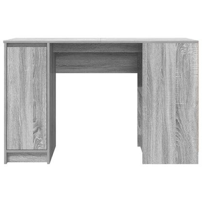 vidaXL Schreibtisch Grau Sonoma 120x42x76 cm Holzwerkstoff
