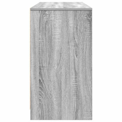 vidaXL Schreibtisch Grau Sonoma 120x42x76 cm Holzwerkstoff