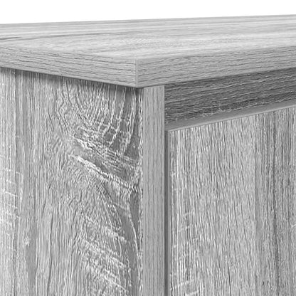 vidaXL Schreibtisch Grau Sonoma 120x42x76 cm Holzwerkstoff