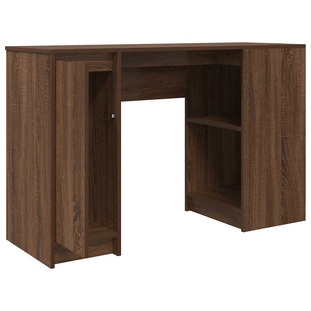 Schreibtisch Braun Eichen-Optik 120x42x76 cm Holzwerkstoff