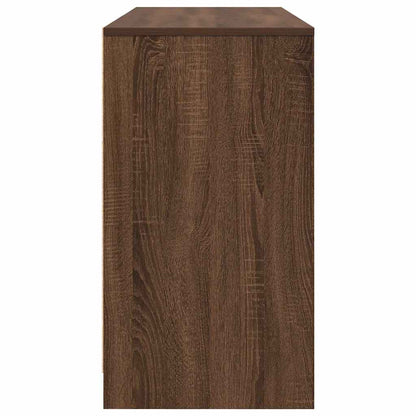 Schreibtisch Braun Eichen-Optik 120x42x76 cm Holzwerkstoff