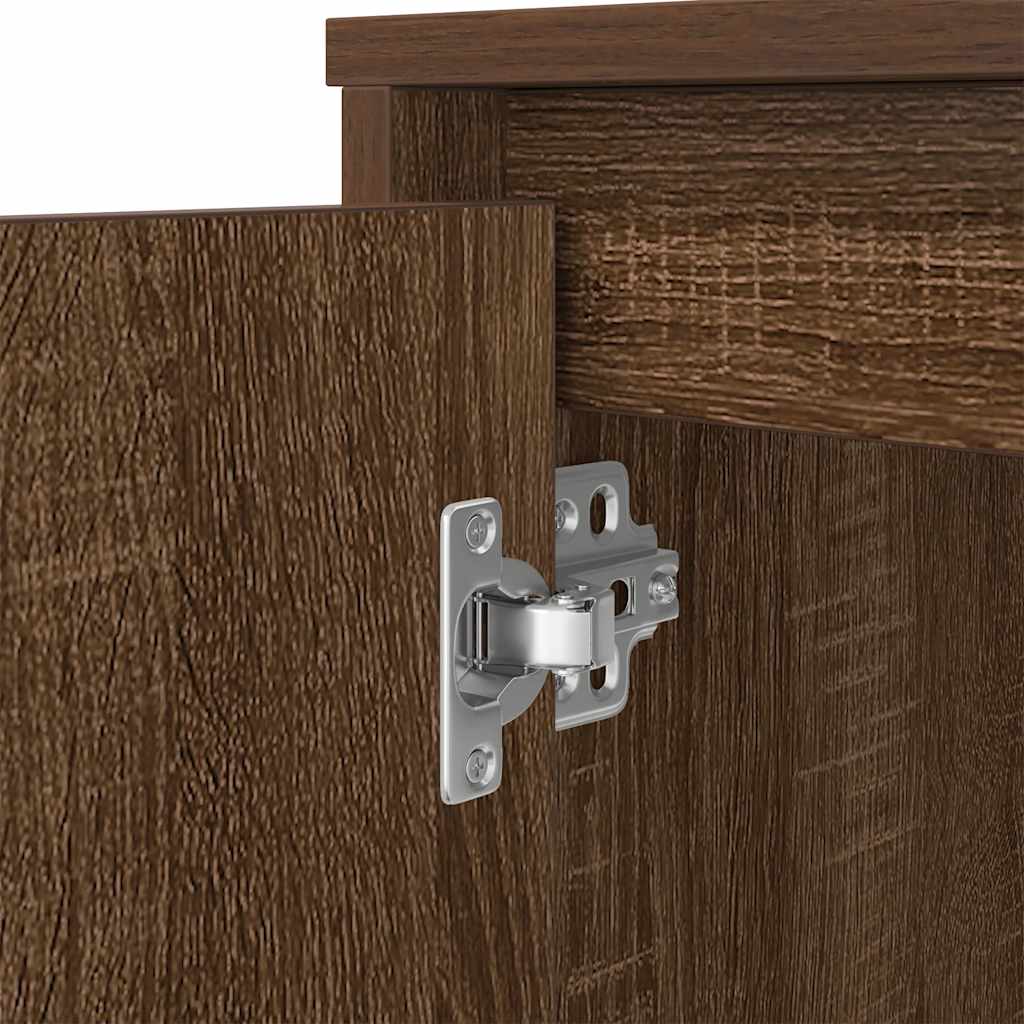 Schreibtisch Braun Eichen-Optik 120x42x76 cm Holzwerkstoff