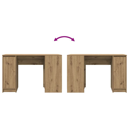 vidaXL Schreibtisch Artisan-Eiche 120x42x76 cm Holzwerkstoff