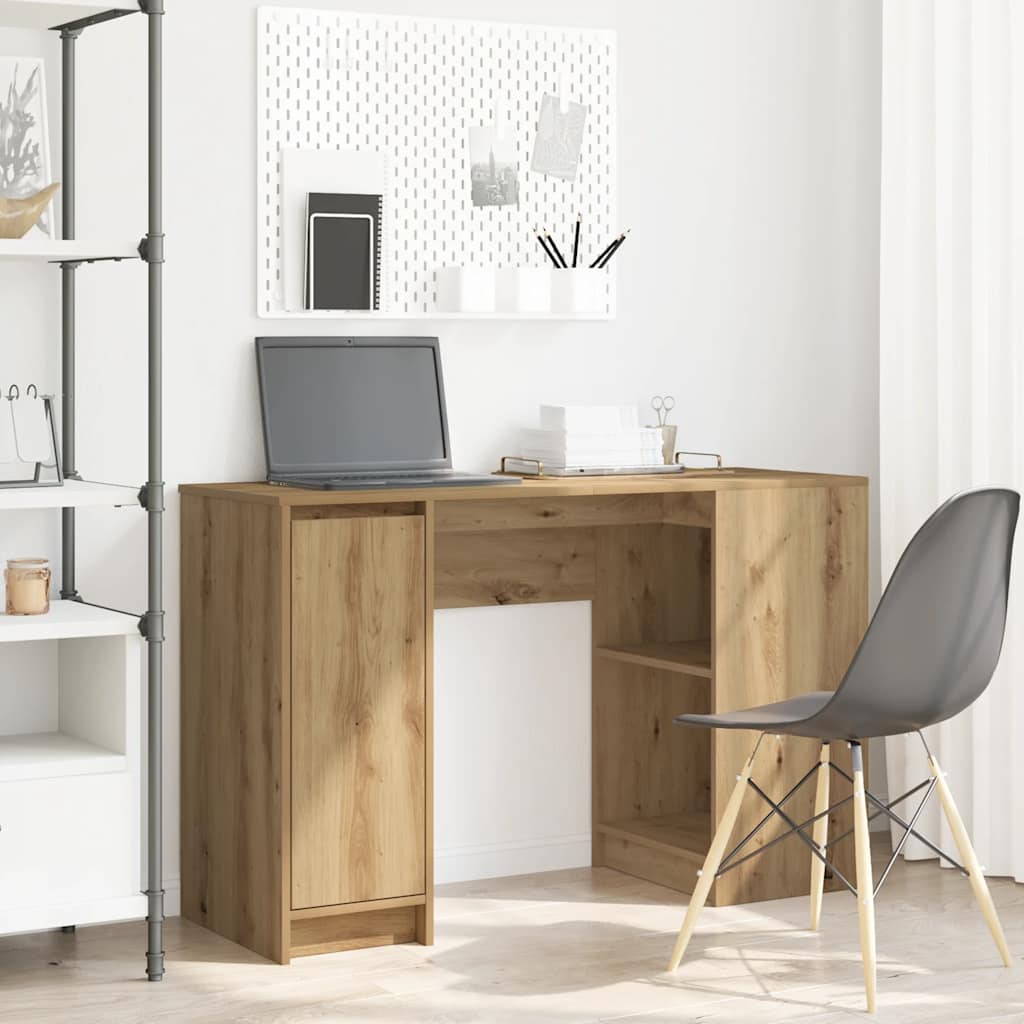vidaXL Schreibtisch Artisan-Eiche 120x42x76 cm Holzwerkstoff