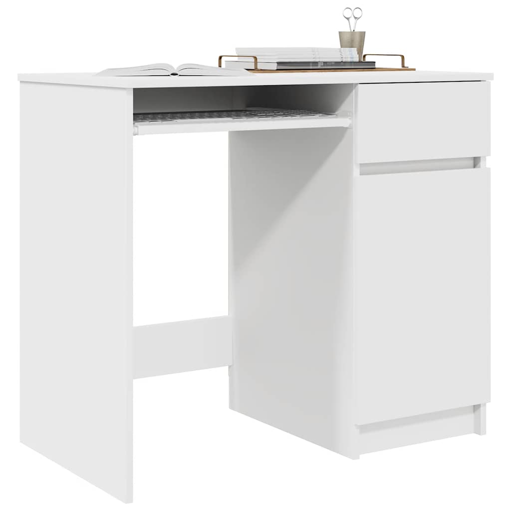 vidaXL Schreibtisch Weiß 86x49x76 cm Holzwerkstoff