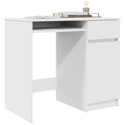 vidaXL Schreibtisch Weiß 86x49x76 cm Holzwerkstoff