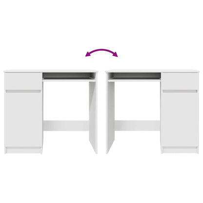 Schreibtisch Weiß 86x49x76 cm Holzwerkstoff