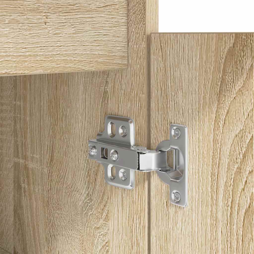 vidaXL Schreibtisch Sonoma-Eiche 86x49x76 cm Holzwerkstoff