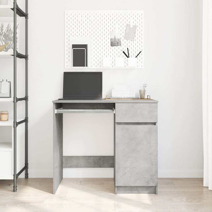 vidaXL Schreibtisch Betongrau 86x49x76 cm Holzwerkstoff