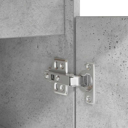 vidaXL Schreibtisch Betongrau 86x49x76 cm Holzwerkstoff