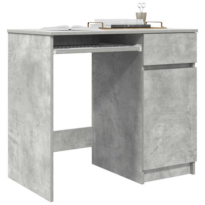 vidaXL Schreibtisch Betongrau 86x49x76 cm Holzwerkstoff